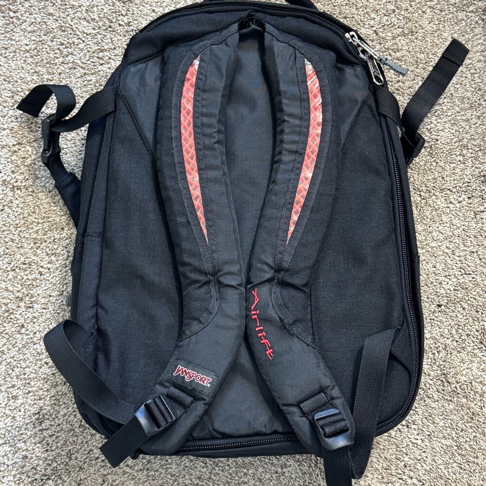 Jansport Computer Backpack Multiple Zippers Large… - image 4